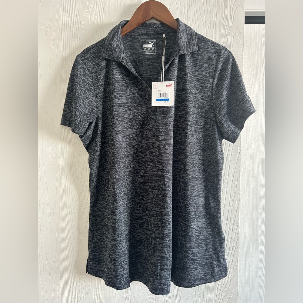 Puma Women's Black Polo Shirt